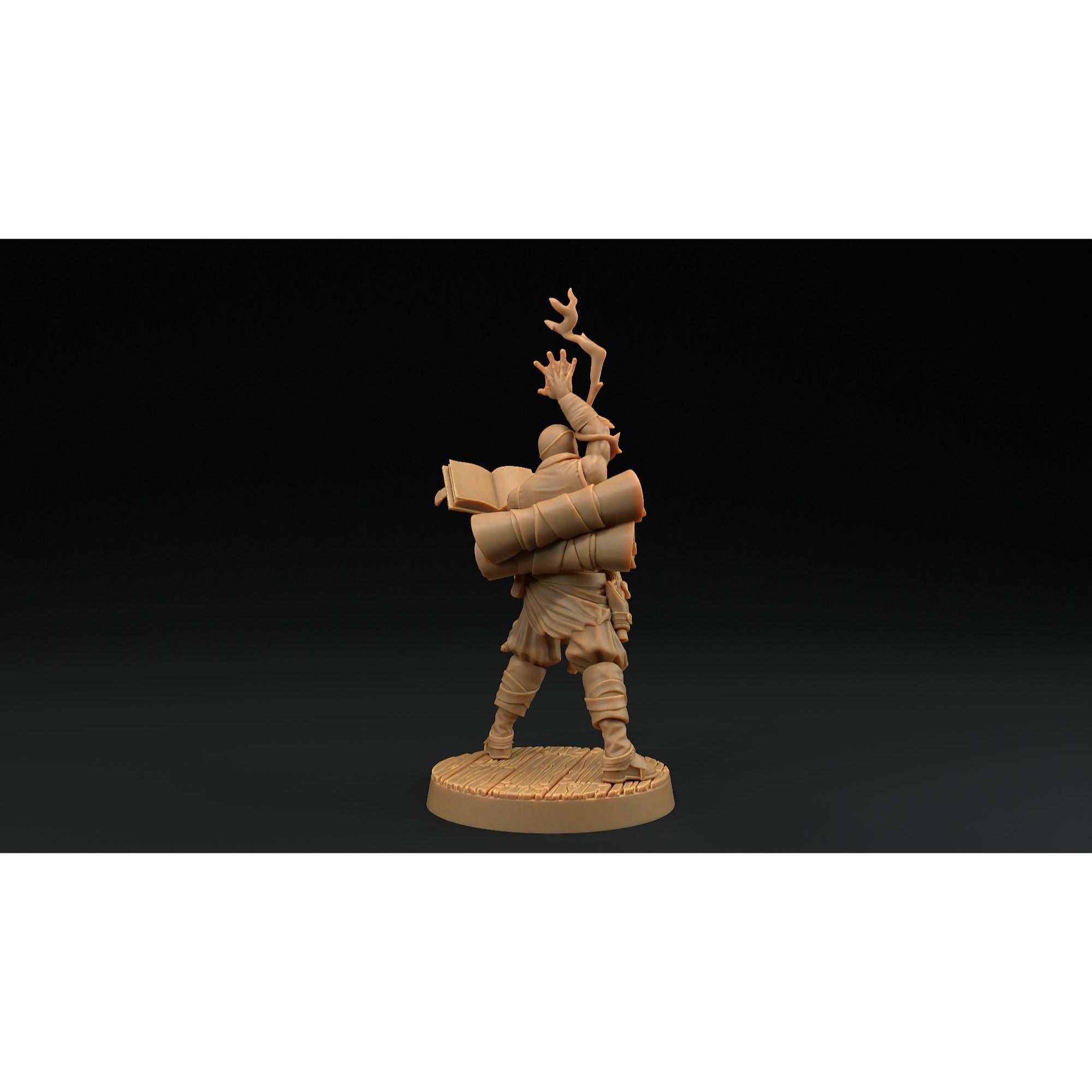Bamf Tx&#39;Aru, Storm Wizard - Hunt for the Last Sea Angel - 3d Printed Miniature Sculpted by Dragon Trappers Lodge