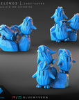 Caretakers - Treelings - 3d Printed Miniature Sculpted by Blue Wyvern