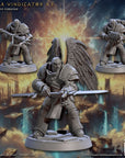 Malak Vindicator - Wrath of the Malakim - 3d Printed Miniature sculpted by Artisan Guild