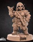 Dwarf Gunslinger - Iconic Heroes - 3d Printed Miniature sculpted by Bite the Bullet