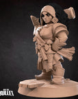 Dwarf Gunslinger - Iconic Heroes - 3d Printed Miniature sculpted by Bite the Bullet