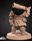 Dwarf Gunslinger - Iconic Heroes - 3d Printed Miniature sculpted by Bite the Bullet