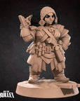 Dwarf Gunslinger - Iconic Heroes - 3d Printed Miniature sculpted by Bite the Bullet