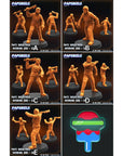 Papz Industries Working Bros Set 4 - 3d Printed Miniature Sculpted by Papsikels Miniatures