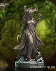 Alyndra, Circle of the Land Druid - 3d Printed Miniature Sculpted by Crippled God Foundry