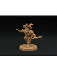 Flint Stonetoe, Dwarven Trapper - Hunt for the Last Sea Angel - 3d Printed Miniature Sculpted by Dragon Trappers Lodge
