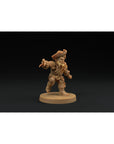 Flint Stonetoe, Dwarven Trapper - Hunt for the Last Sea Angel - 3d Printed Miniature Sculpted by Dragon Trappers Lodge