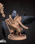 Pidgeonfolk Cleric - Grove Haven - 3d Printed Miniature sculpted by Bite the Bullet