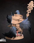 Pidgeonfolk Cleric - Grove Haven - 3d Printed Miniature sculpted by Bite the Bullet