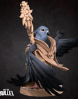 Pidgeonfolk Cleric - Grove Haven - 3d Printed Miniature sculpted by Bite the Bullet