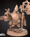 Birdfolk Forestkeeper - Grove Haven - 3d Printed Miniature sculpted by Bite the Bullet