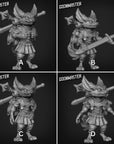 Fennec Fox Squires - 3d Printed Miniature Sculpted by Goon Master Games