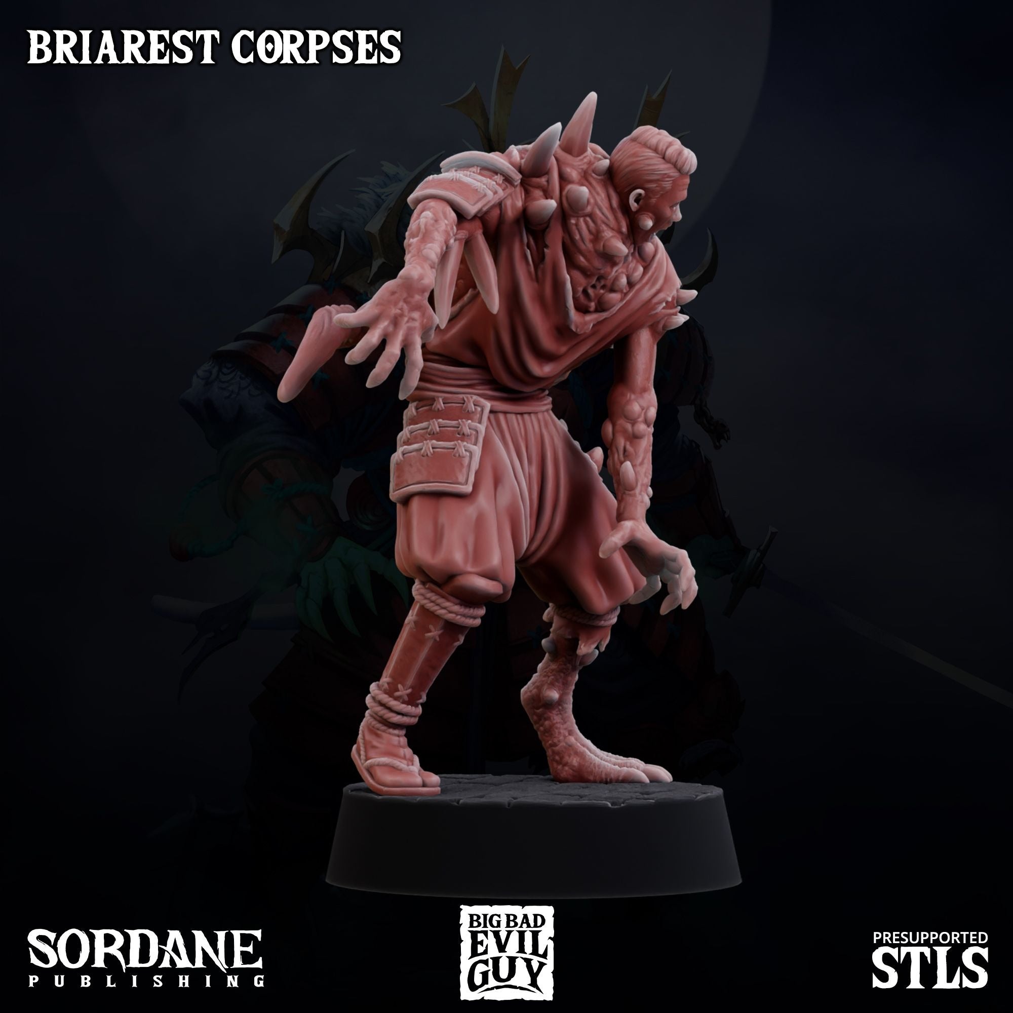 Briarest Corpses - 3d Printed Miniature Sculpted by Big Bad Evil Guys