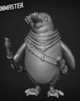 Penguin Archer - 3d Printed Miniature Sculpted by Goon Master Games