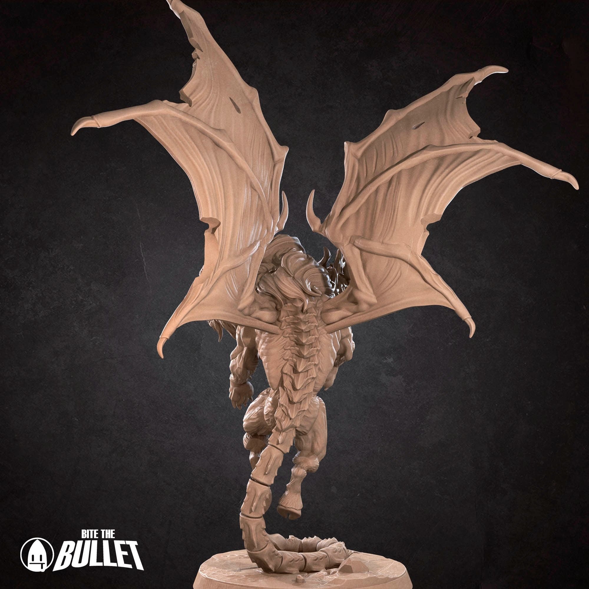 Quimera, Chimera - Iconic Monsters - 3d Printed Miniature sculpted by Bite the Bullet