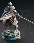 Cursed Paladin of Vengeance, Leopold the Undying - 3d Printed Miniature Sculpted by DM Stash