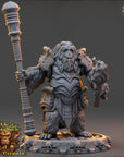 Hral Fyrnax - Strongbacks of Castle Primatus (ApeFolk) - 3d Printed Miniature sculpted by Daybreak Miniatures