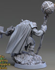 Metrocles Red Gazer - Fighting Philosophers of Corm (Rhinofolk) - 3d Printed Miniature sculpted by Daybreak Miniatures