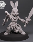 Rabbit Hero - 3d Printed Miniature by DiceHeads