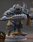 Tharna Ashgloom - The Covenant of Blackthorn (Boarfolk) - 3d Printed Miniature sculpted by Daybreak Miniatures