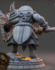 Tharna Ashgloom - The Covenant of Blackthorn (Boarfolk) - 3d Printed Miniature sculpted by Daybreak Miniatures