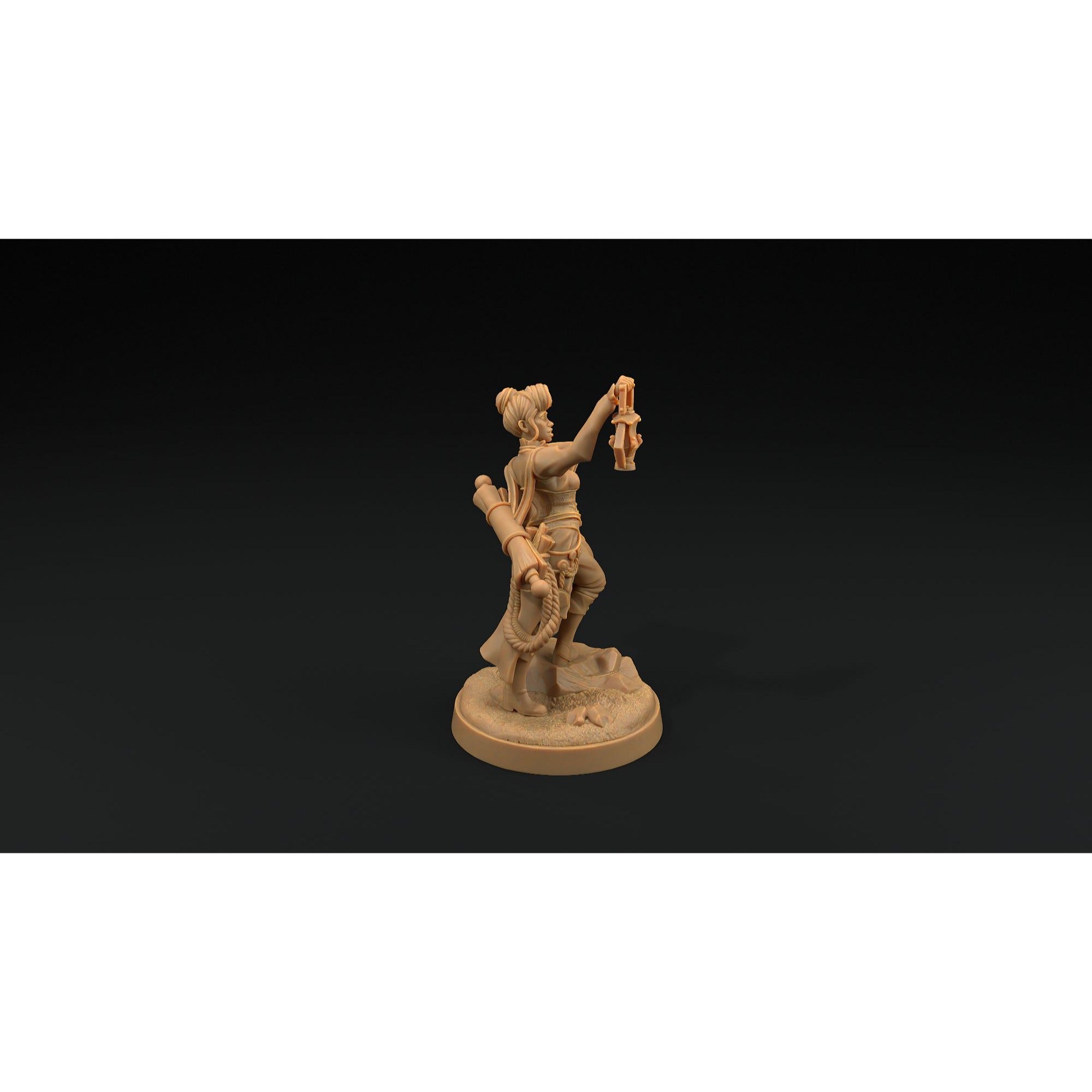 Lorolai, Dragonologist - 3d Printed Miniature by Dragon Trappers Lodge