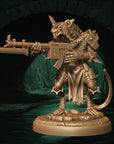 a statue of a man with a gun in his hand