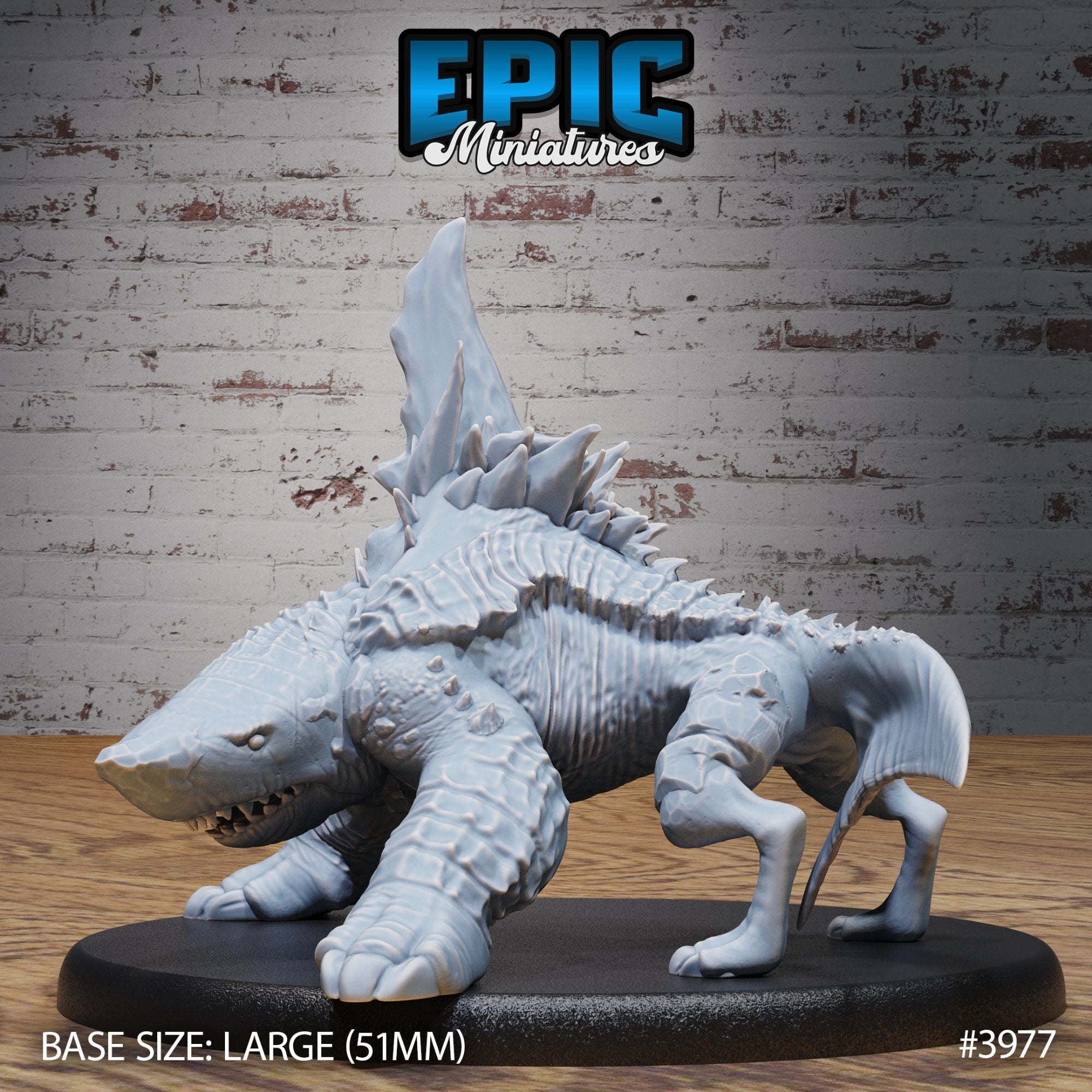 Shark Dog - 3d Printed by Epic Miniatures