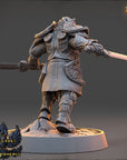 Clémence de l´Épée Brisée - Renegades of the Iron Phoenix - 3d Printed Miniature sculpted by Daybreak Miniatures