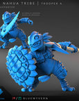 Nahua Troopers - Nahua Axolotl Tribe - 3d Printed Miniature by Dragon Trappers Lodge