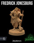 Fredrick Jonesburg - 3d Printed Miniature by Dragon Trappers Lodge