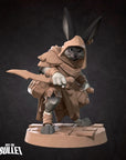 Harengon Rogue - 3d Printed Miniature by Bite the Bullet