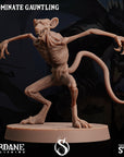 a statue of a creature with a long tail