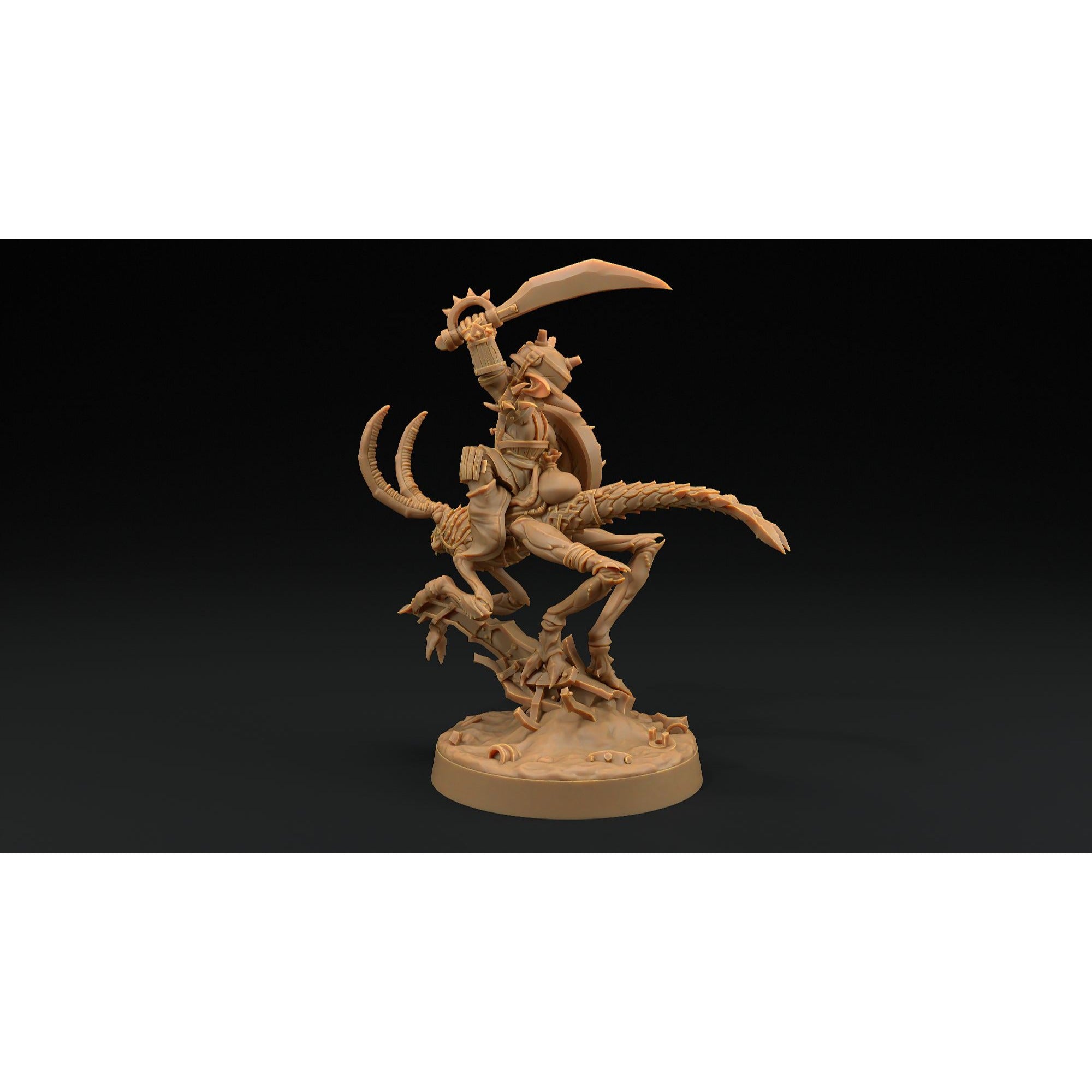 Goblin Rust Monster Riders - 3d Printed Miniature by Dragon Trappers Lodge