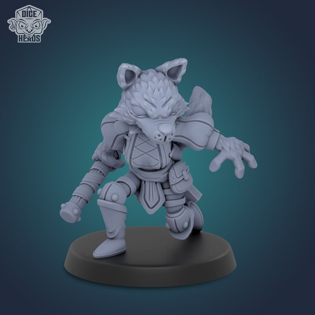 Wild Wolves Guild - 3d Printed Miniature by DiceHeads