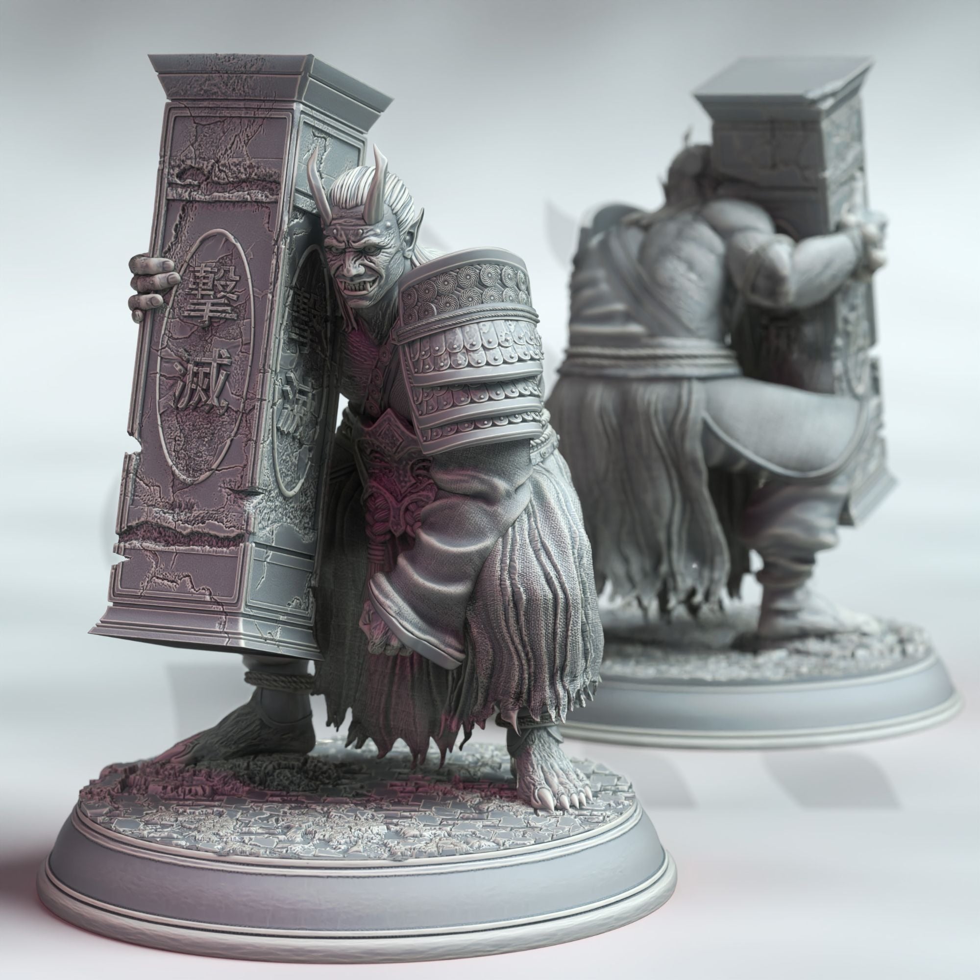 Oni Onslaughter - 3d Printed Miniature by DM Stash