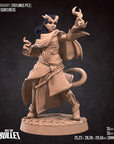 Tiefling Sorceress - 3d Printed Miniature by Bite the Bullet