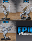 Light Dragon Wyrmling - 3d Printed Miniature Sculpted by Epic Miniatures