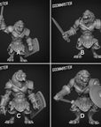 Lion Warriors / Gladiators - 3d Printed Miniature by Goon Master Games