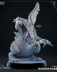 a statue of a monster with a large head
