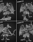 Vulture Archers - 3d Printed Miniature by Goon Master Games