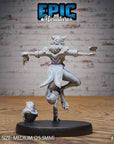 Cat Folk Magician - 3d Printed by Epic Miniatures