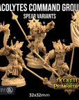 Acolyte Command Group - Acolytes of the Primordials - 3d Printed Miniature by Dragon Trappers Lodge