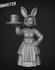 Rabbitfolk Villagers - 3d Printed Miniature by Goon Master Games