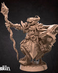 Dragonborn Sorcerer - 3d Printed Miniature sculpted by Bite the Bullet