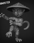 Monkey Monk - 3d Printed Miniature by Goon Master Games