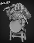 Orangutan Drummer - 3d Printed Miniature by Goon Master Games