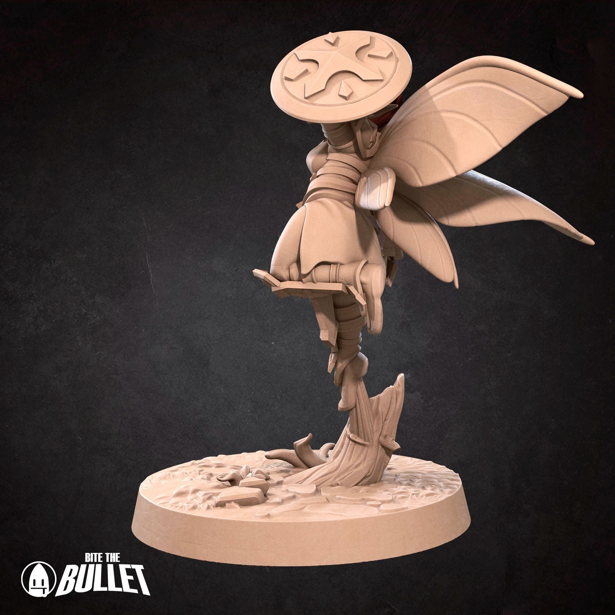 Pixie Paladin - Pixies - 3d Printed Miniature sculpted by Bite the Bullet