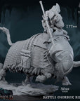 Battle Ghorrox and Rider - 3d Printed Miniature by Mammoth Factory