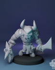 Minotaur Zombies - 3d Printed Miniature by DiceHeads